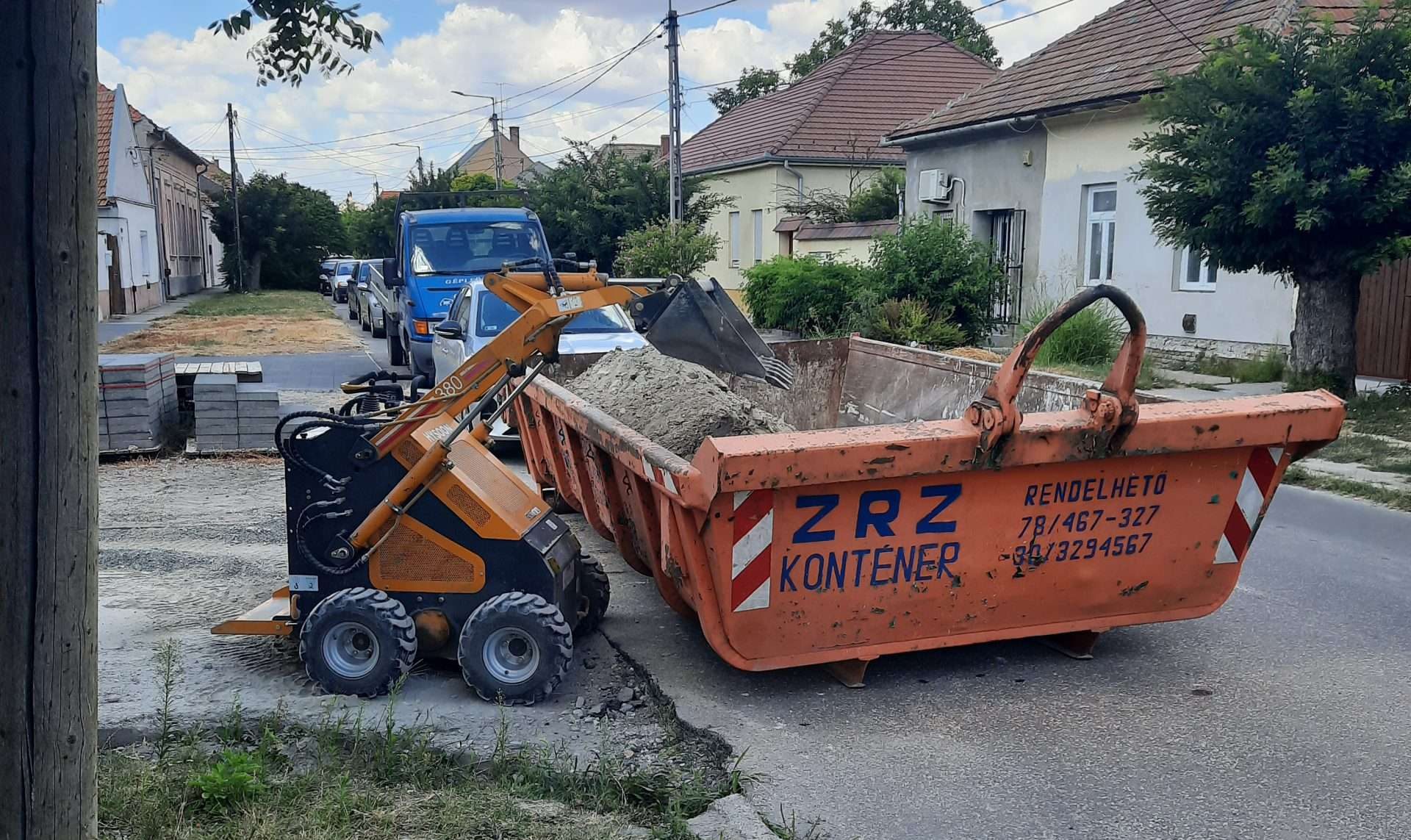 Rogács Patrik gépi földmunka tereprendezés Kalocsa