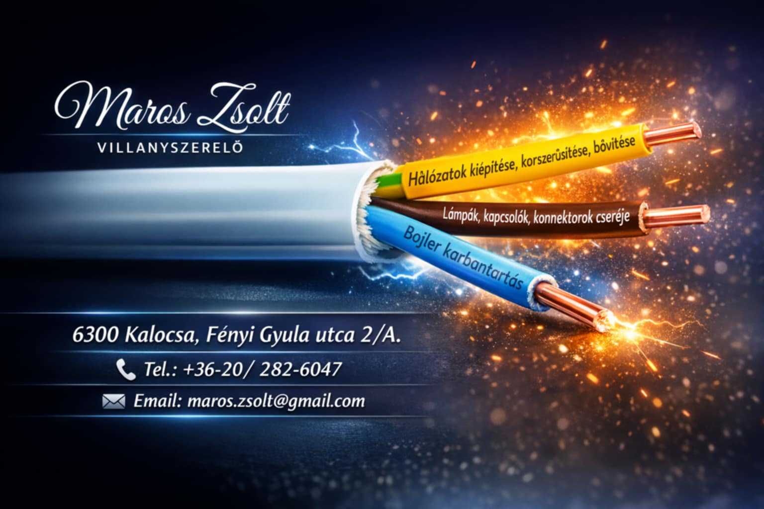 Maró Vill - villanyszerelés villamos tervezés