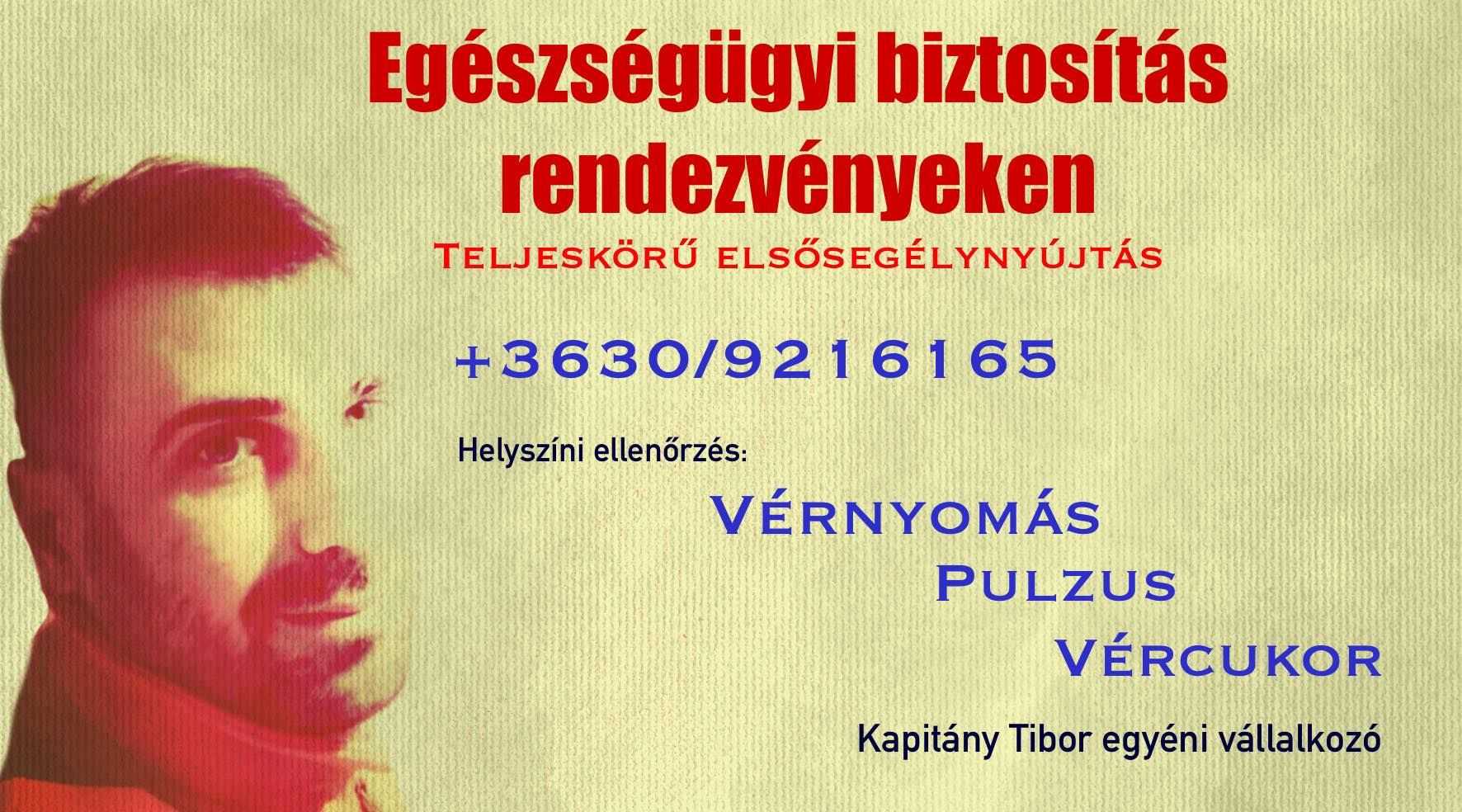 Egészségügyi biztosítás rendezvényeken – elsősegély, vérnyomás, pulzus és vércukor mérés